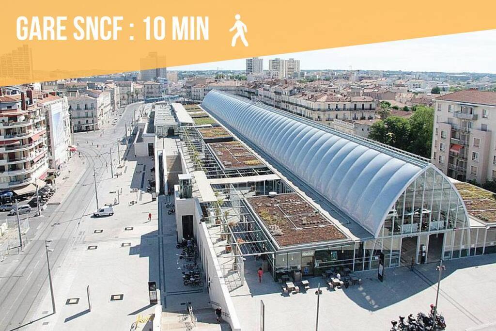 L'Ecucentre Avec Parking Inclu - 600M De La Place De La Comedie - Climatisation Montpellier Zewnętrze zdjęcie